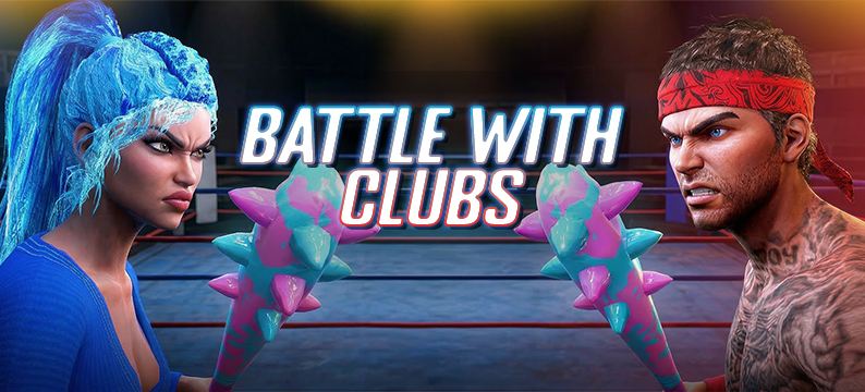 The game "Battle with Clubs"