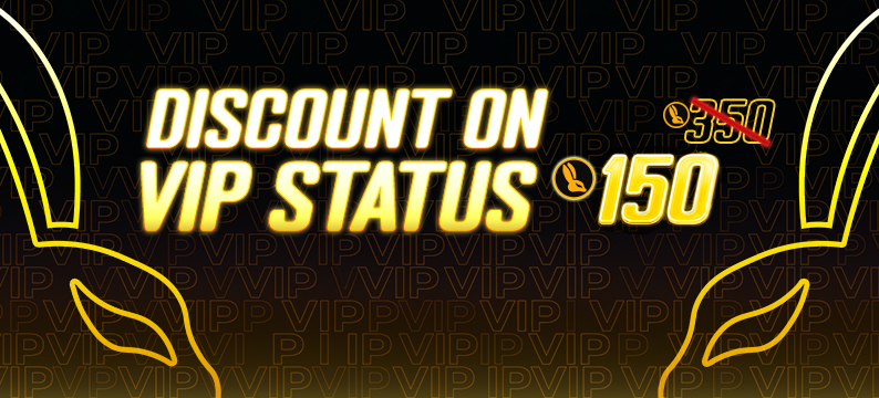 💥  Discount on VIP status (30 days)! 150 gold coins!