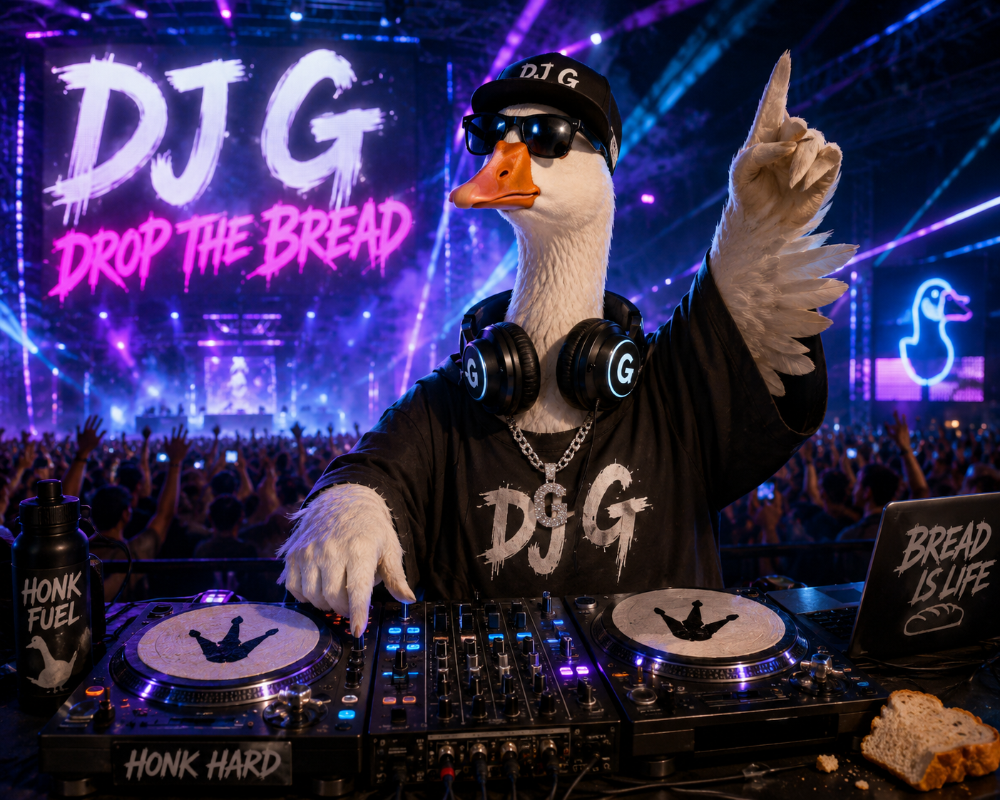 DJ G on the bread JAJAJA