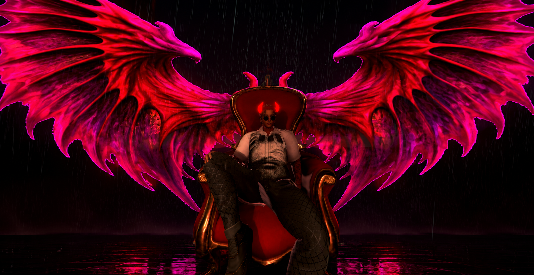 The throne