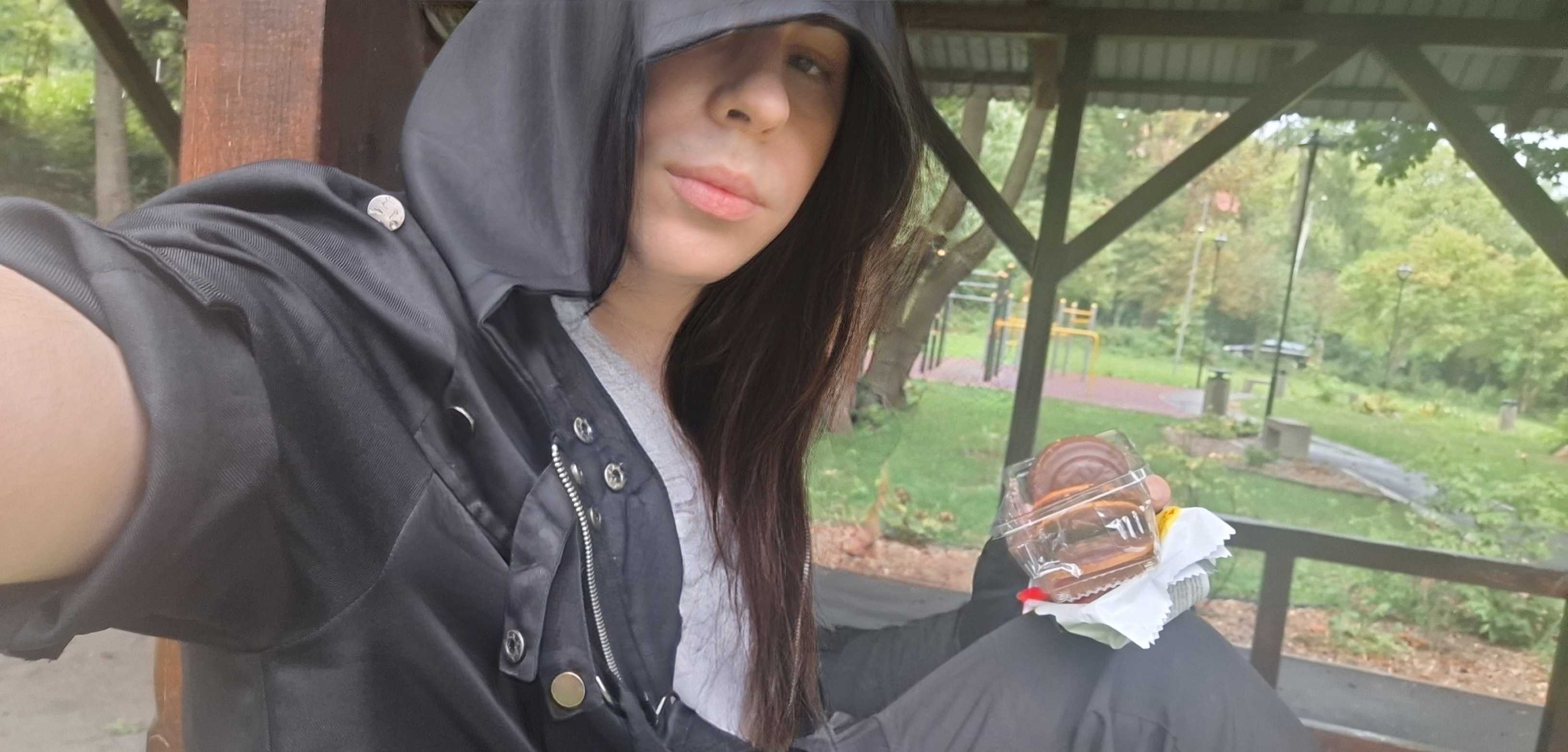 just chilling in the park