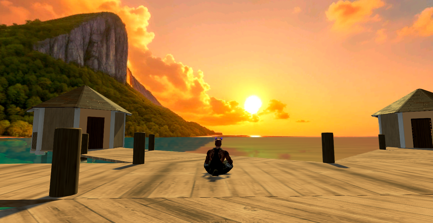 The sunset was just as beautiful a year ago!