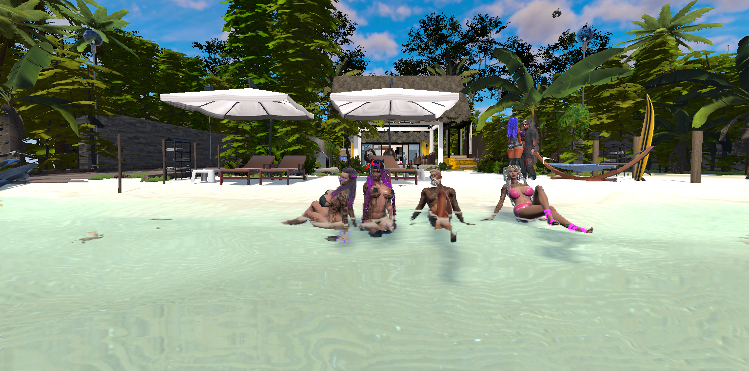 Feeling the sea breeze to relax