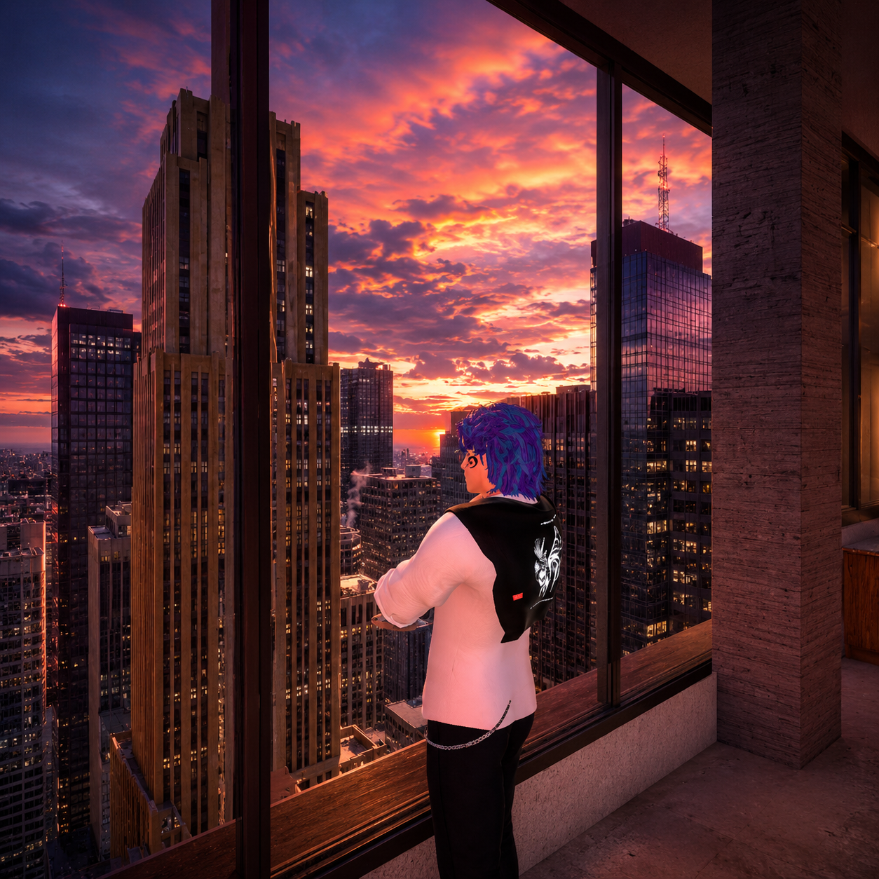 Sunset looks great