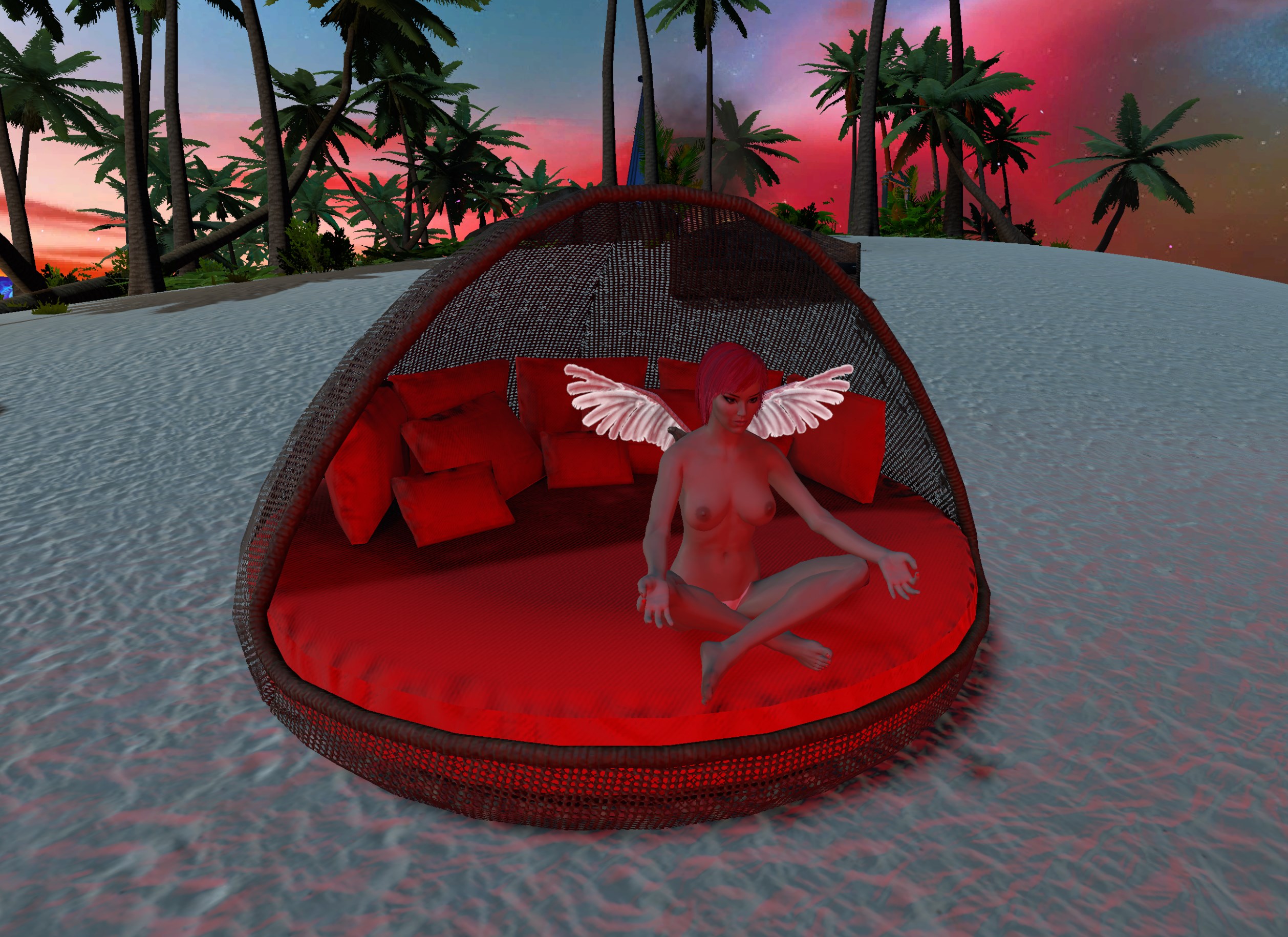 Chilling on the beach