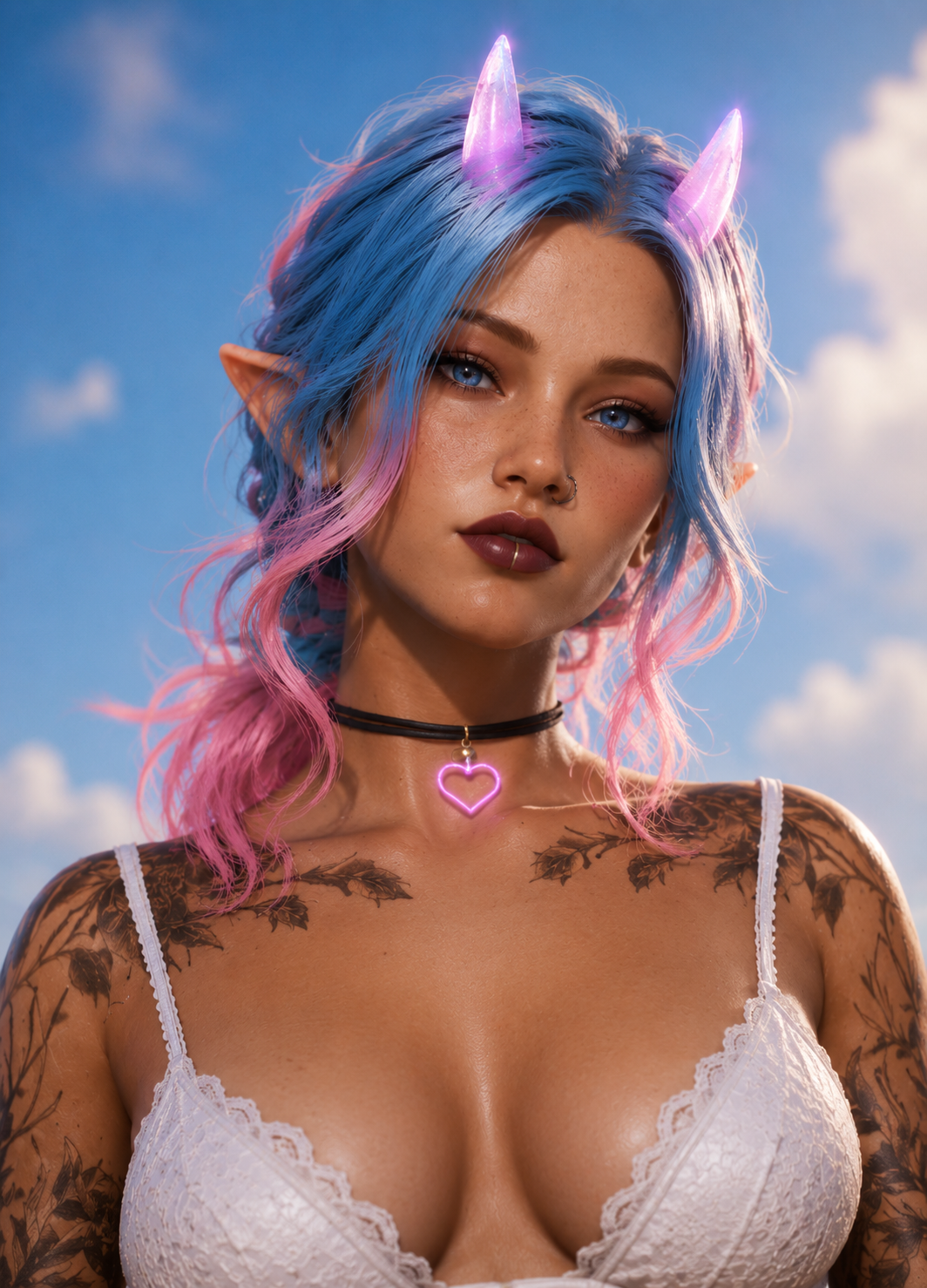 >:)