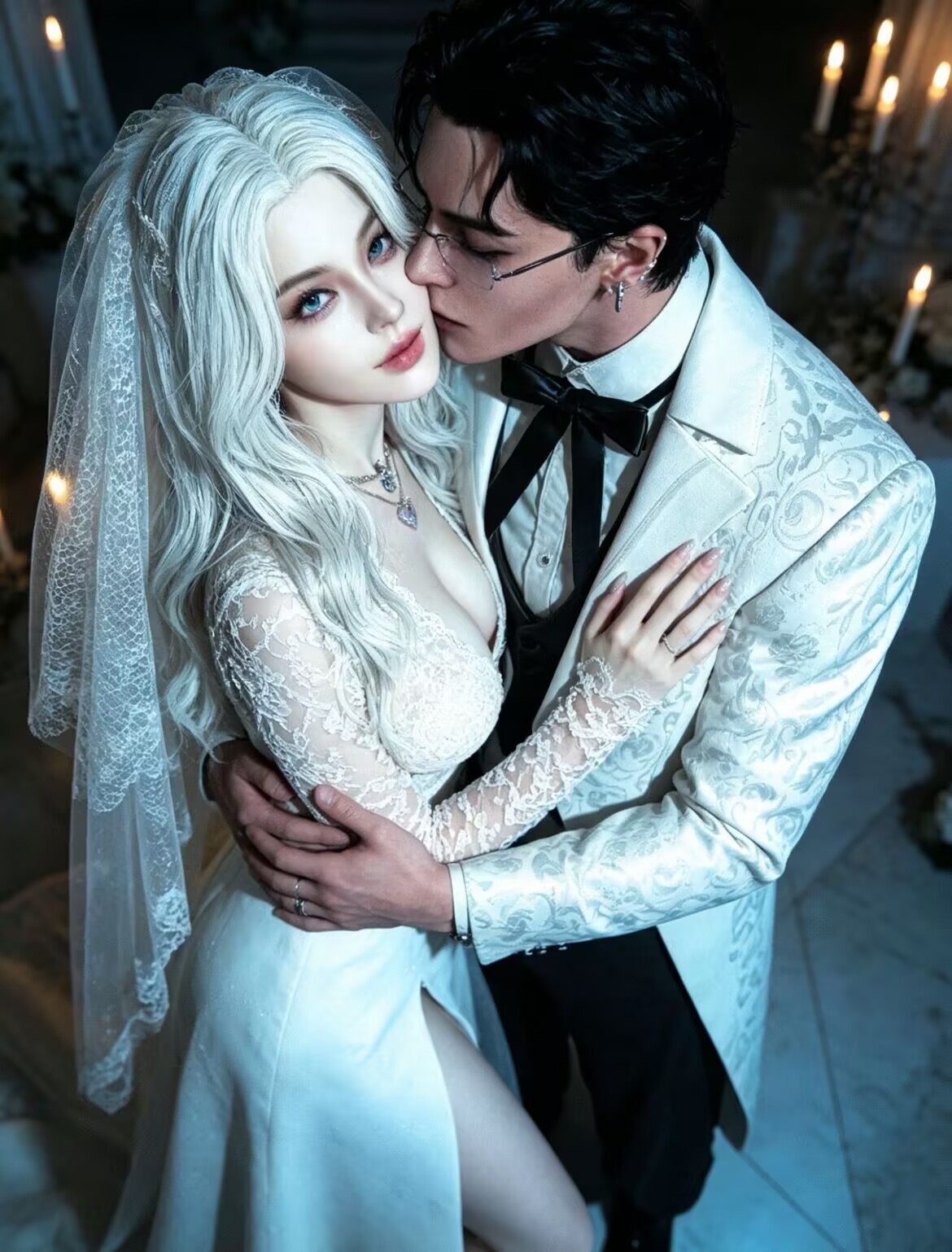 婚纱与西装