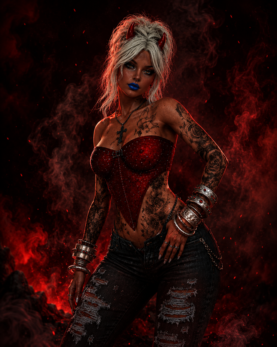 red