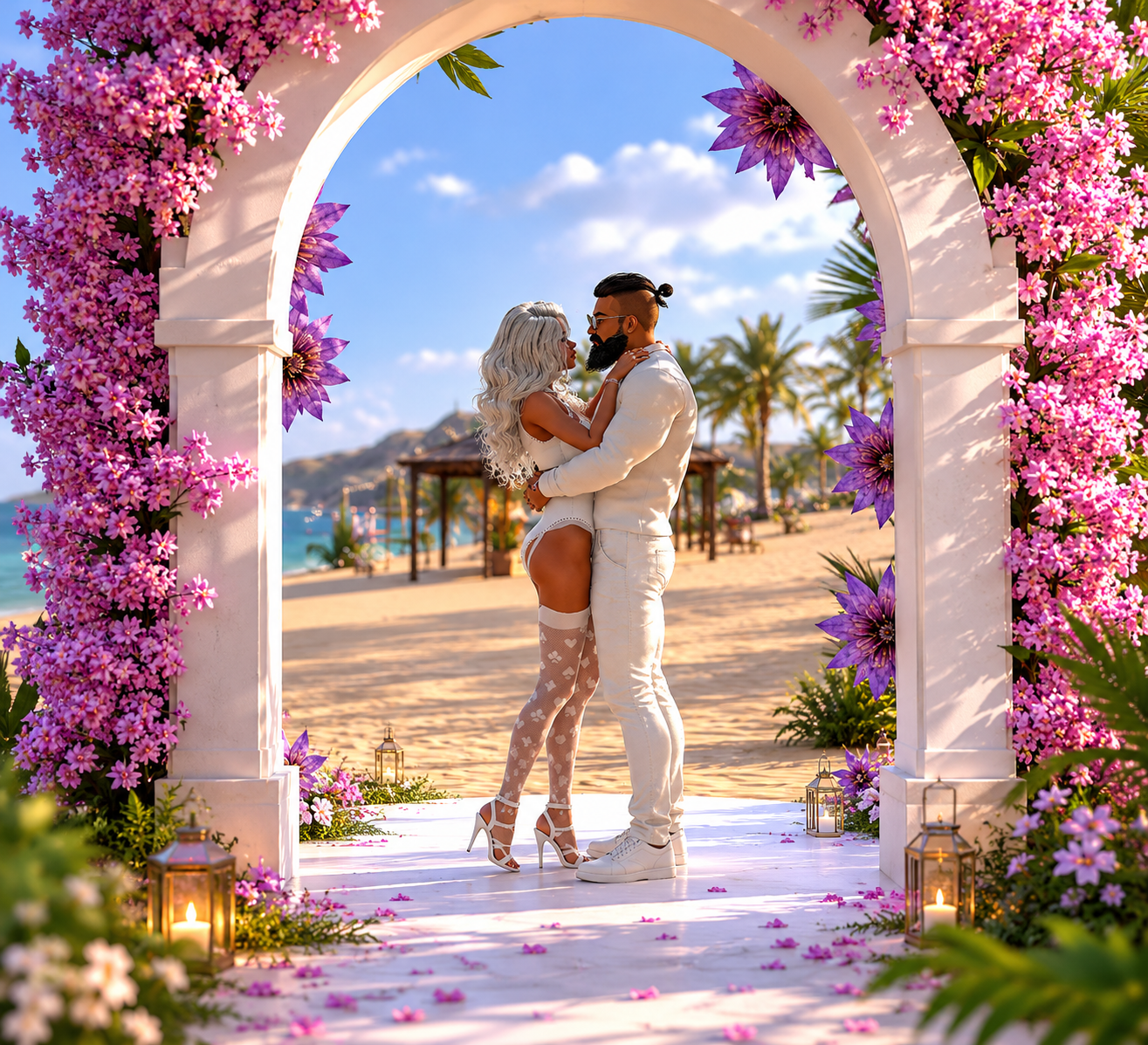 A wedding ceremony in the most beautiful place in the world, in my Dreamworld of course