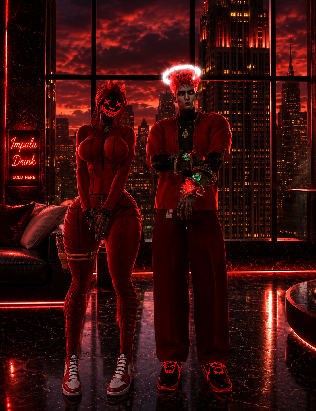 red