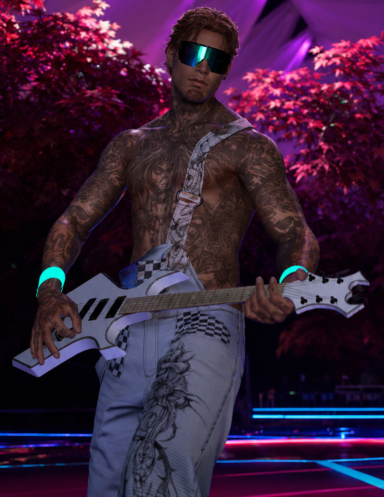 rocking out
