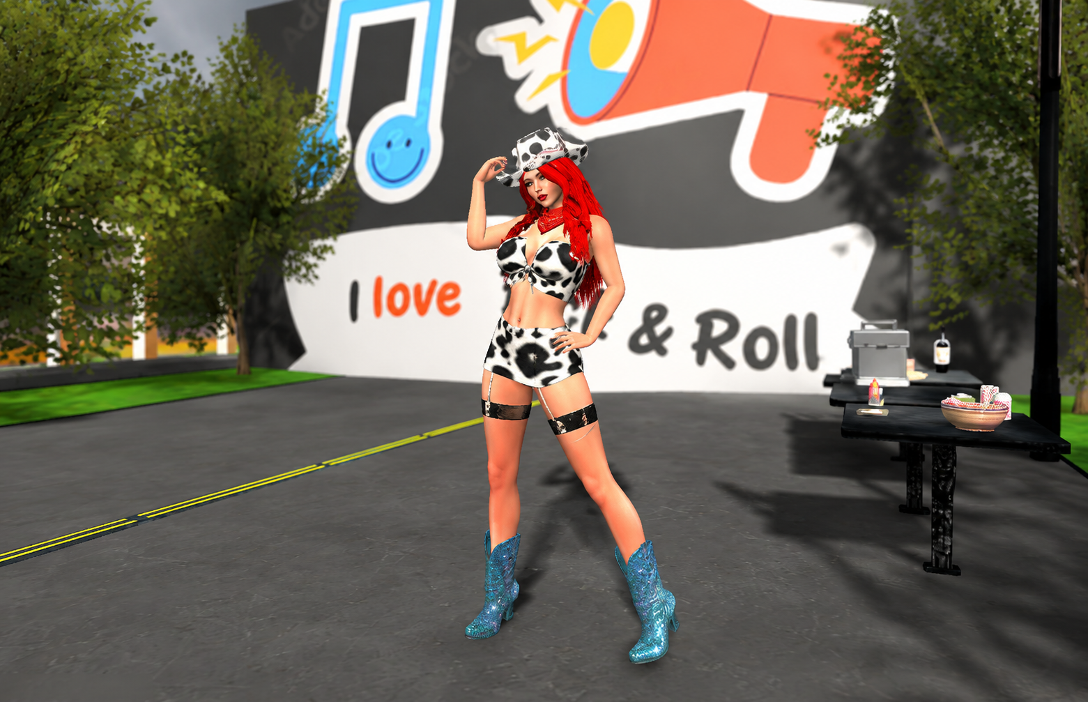 Riding Cowgirl Solo