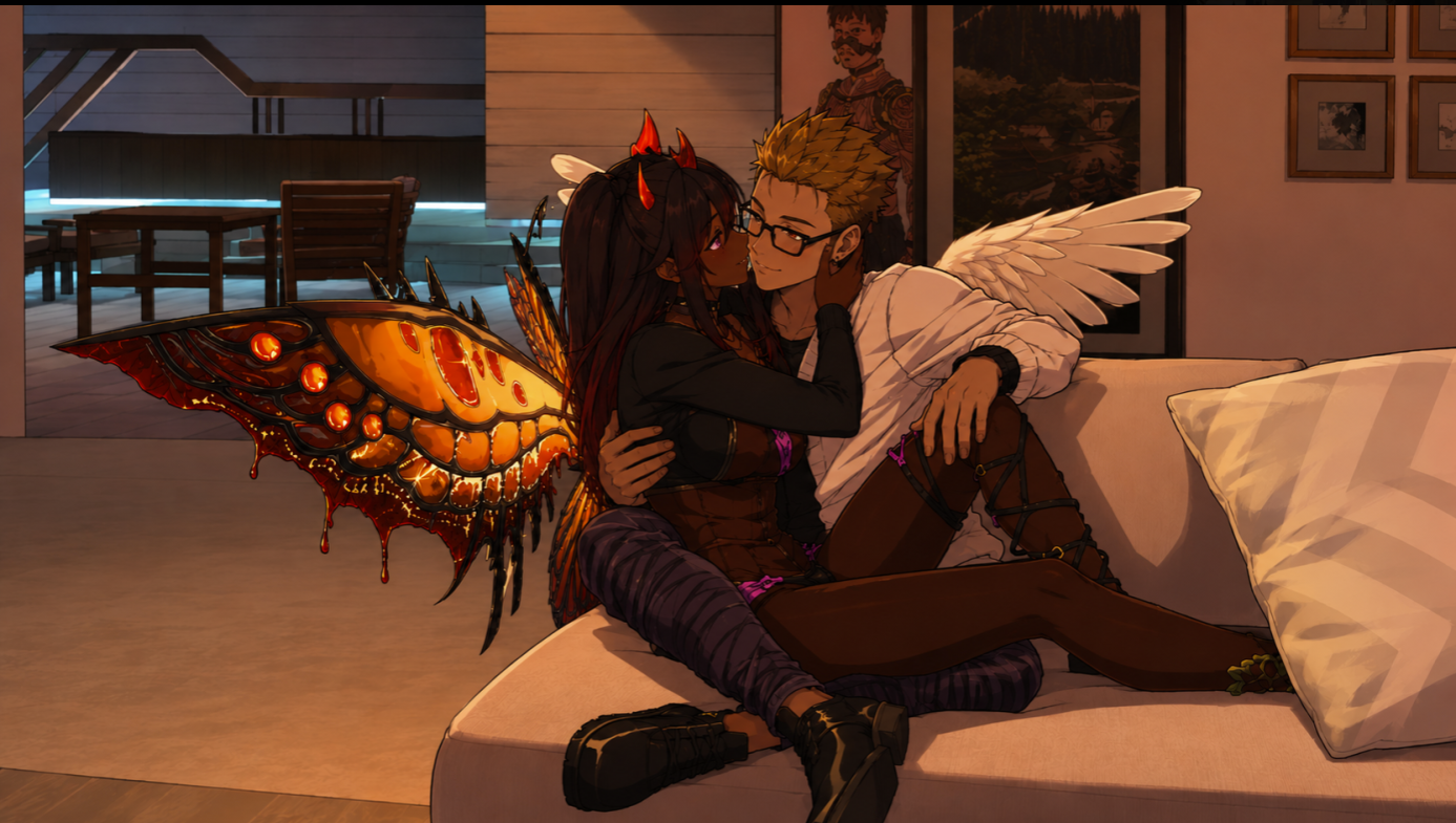 Me and Niko Kissing