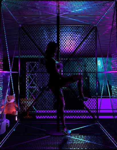 caged
