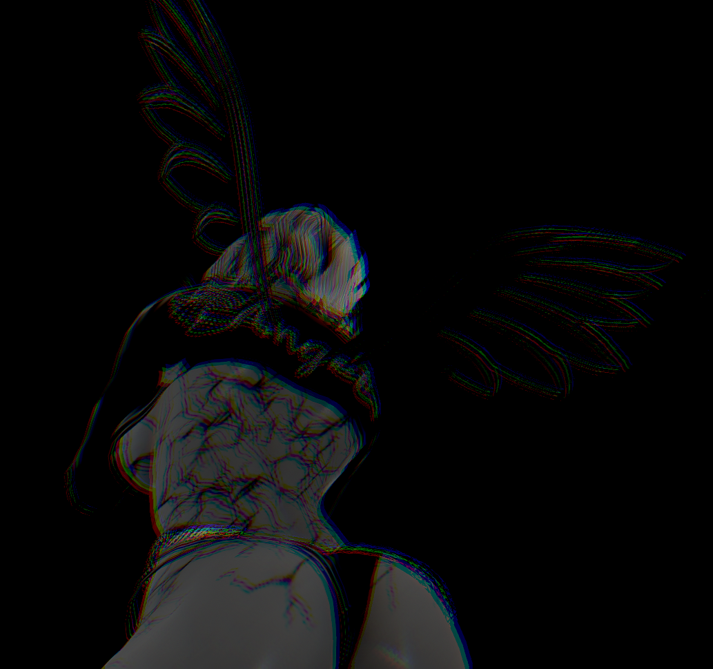behind