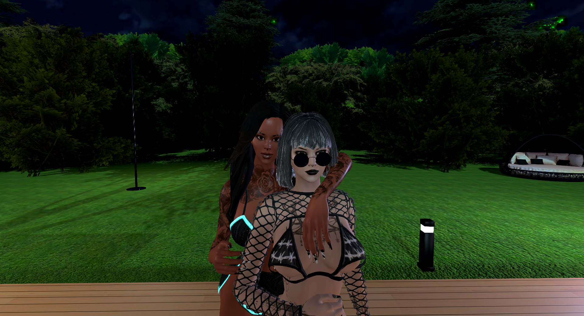with my dark angel, my little girl