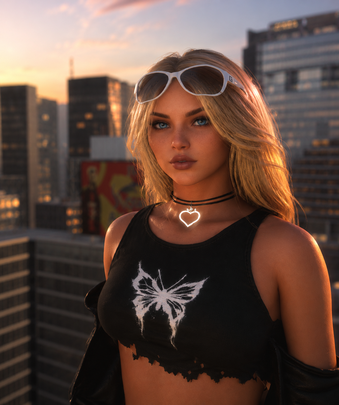 sunset hits different when suki’s behind the camera ♥