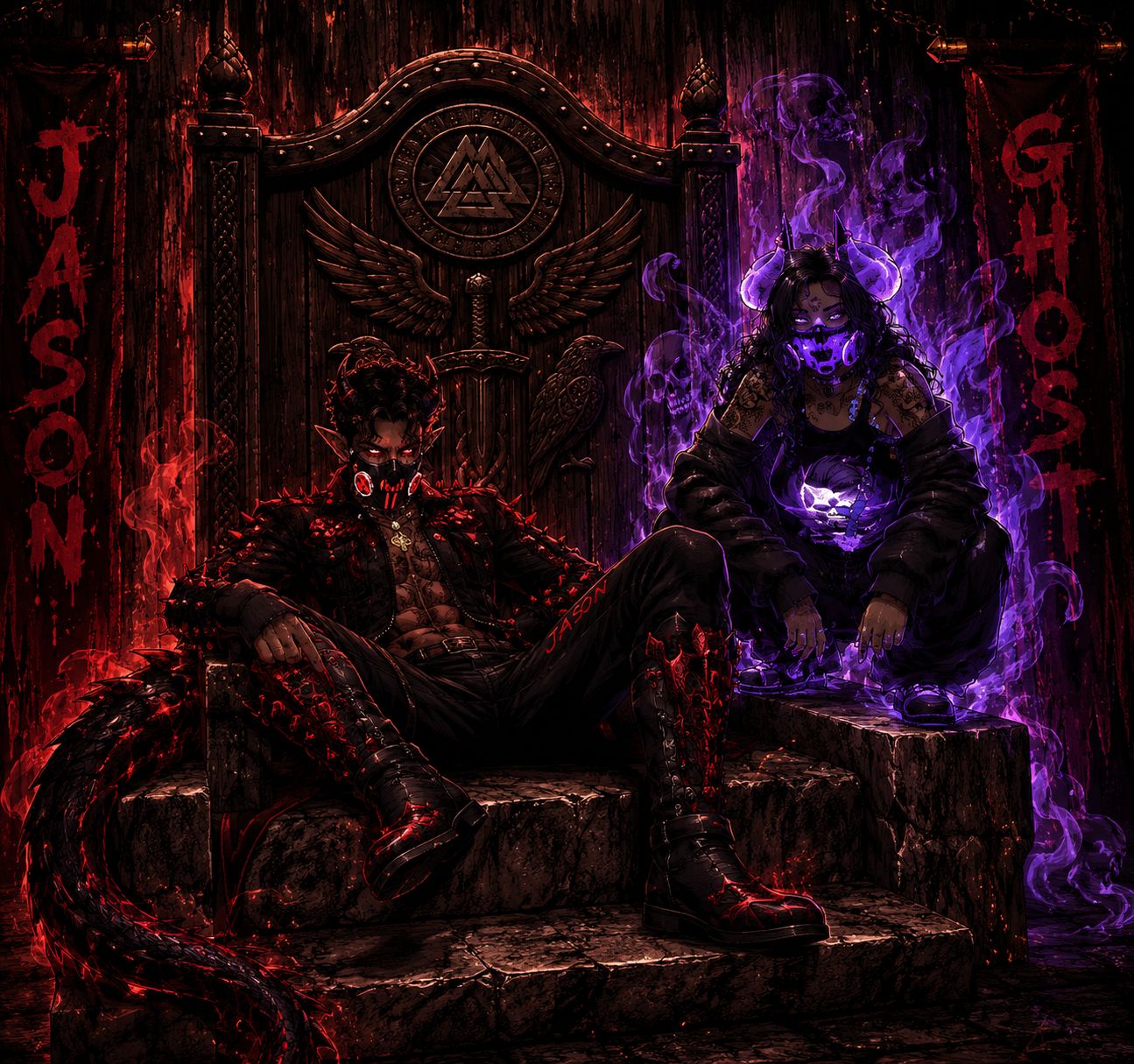 the throne
