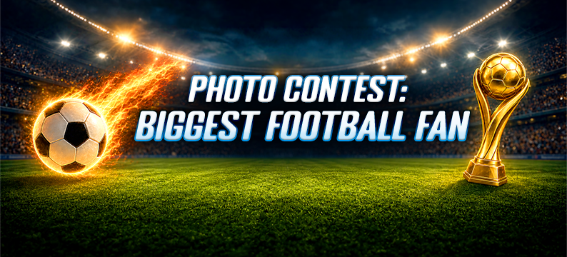 🤩 Photo contest "Football FAN"! 📸